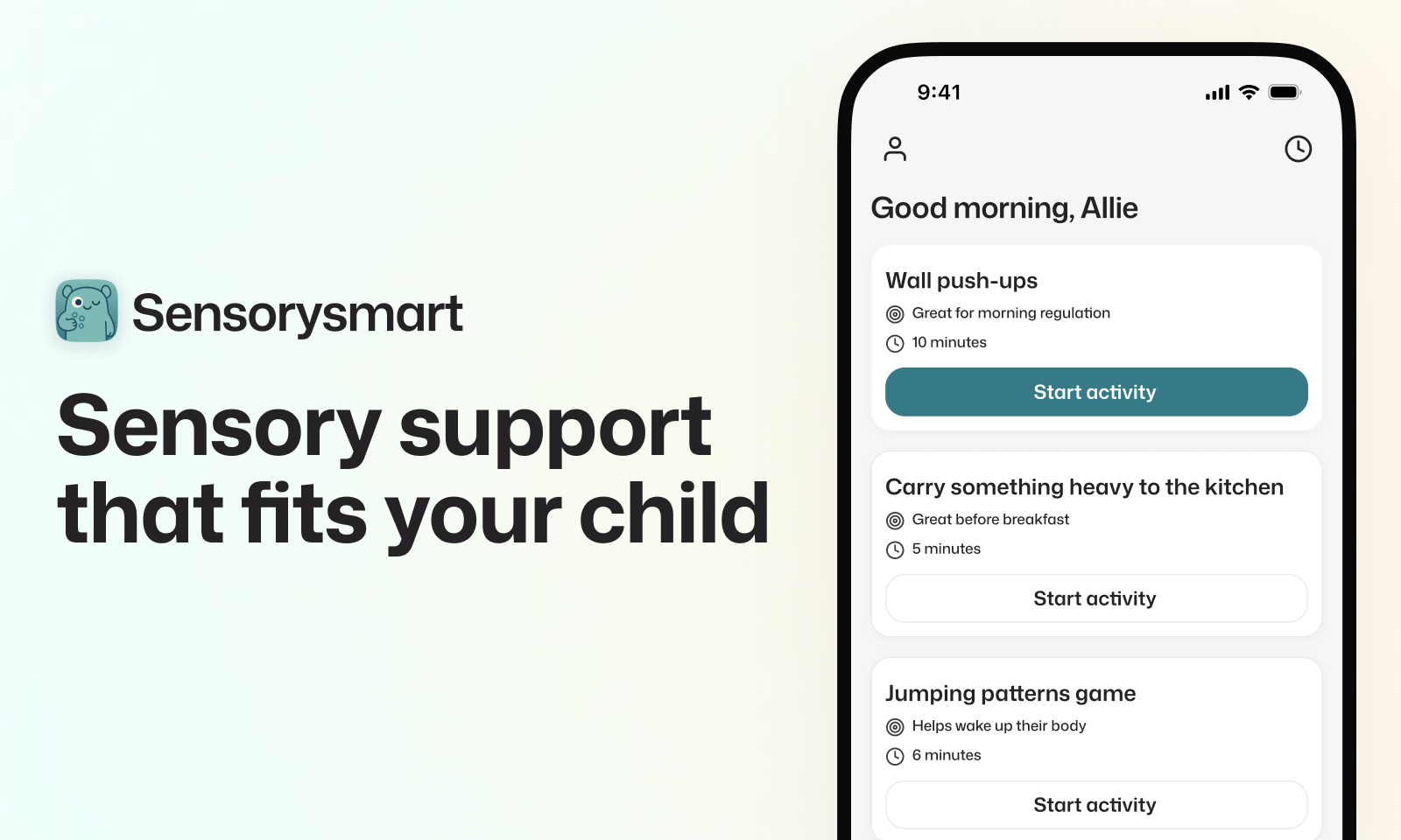 Introducing Sensorysmart app for parents